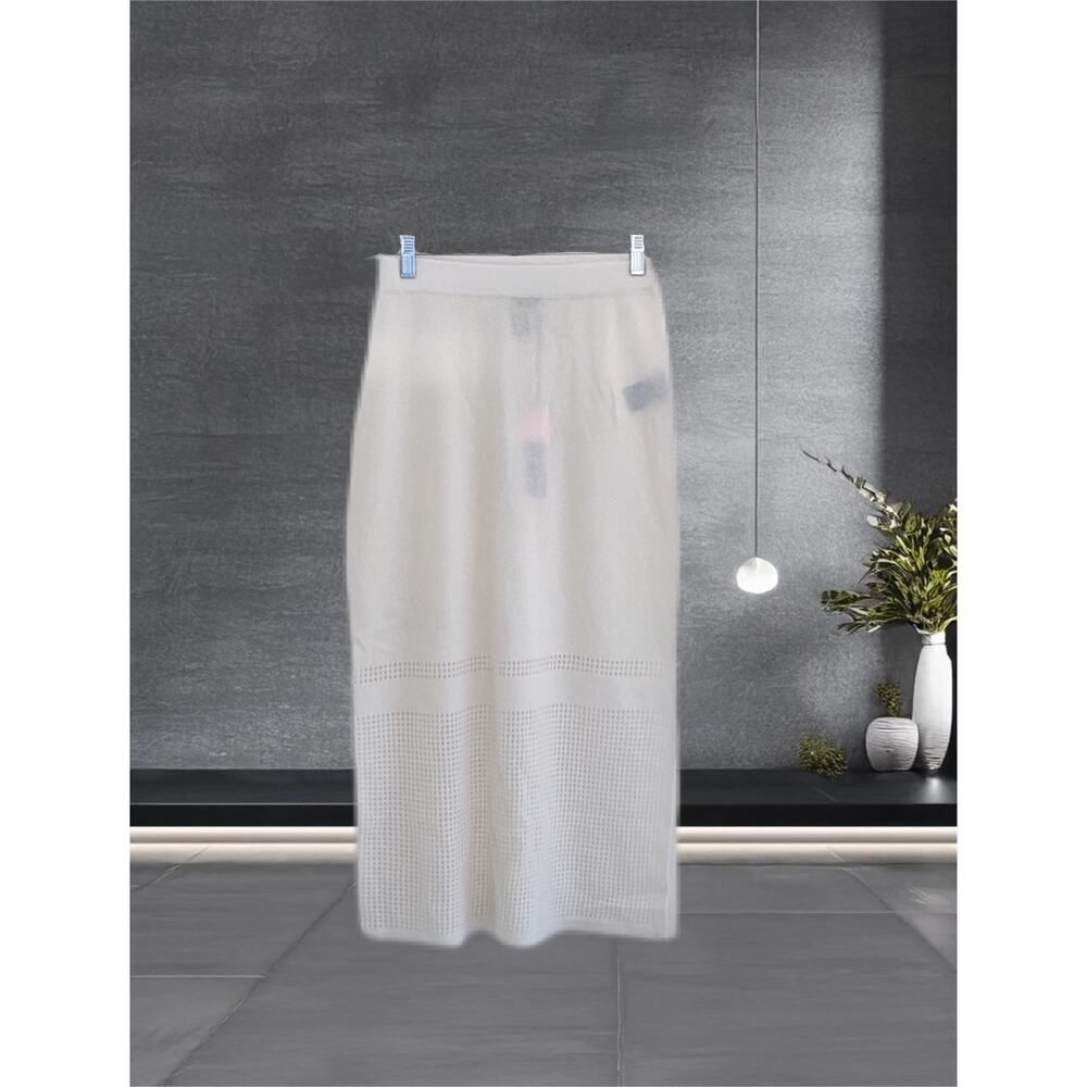 NakedCashmere No Name needed cashmere midi skirt ivory small